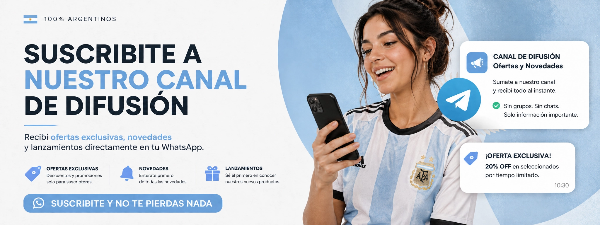 Banner publicitario novedades
